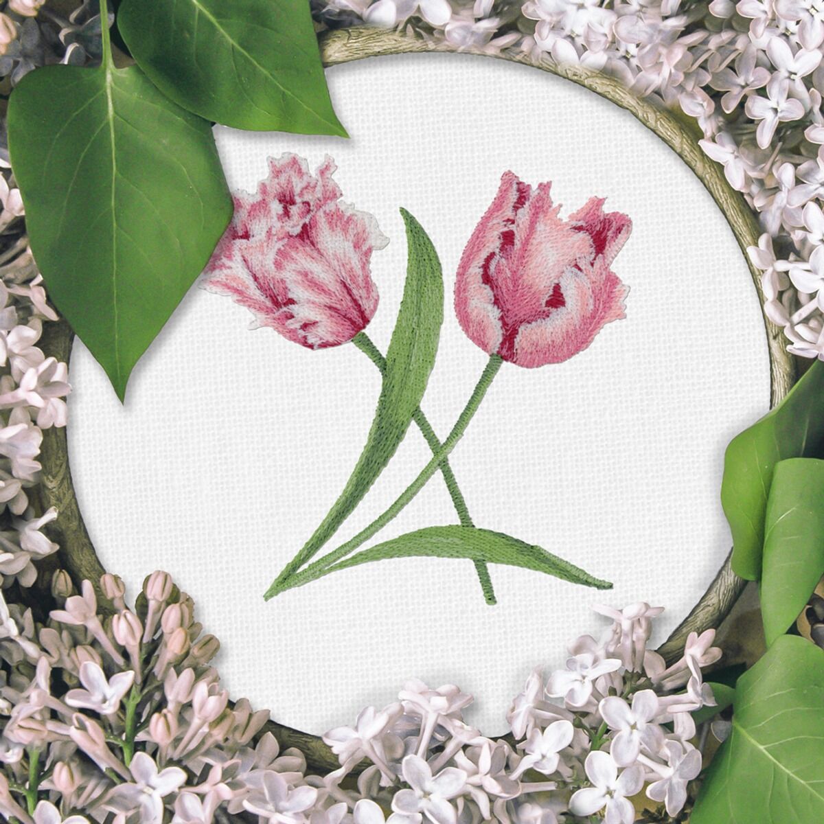 Disk OESD Evelyn's Etched Tulips | Quality Sewing