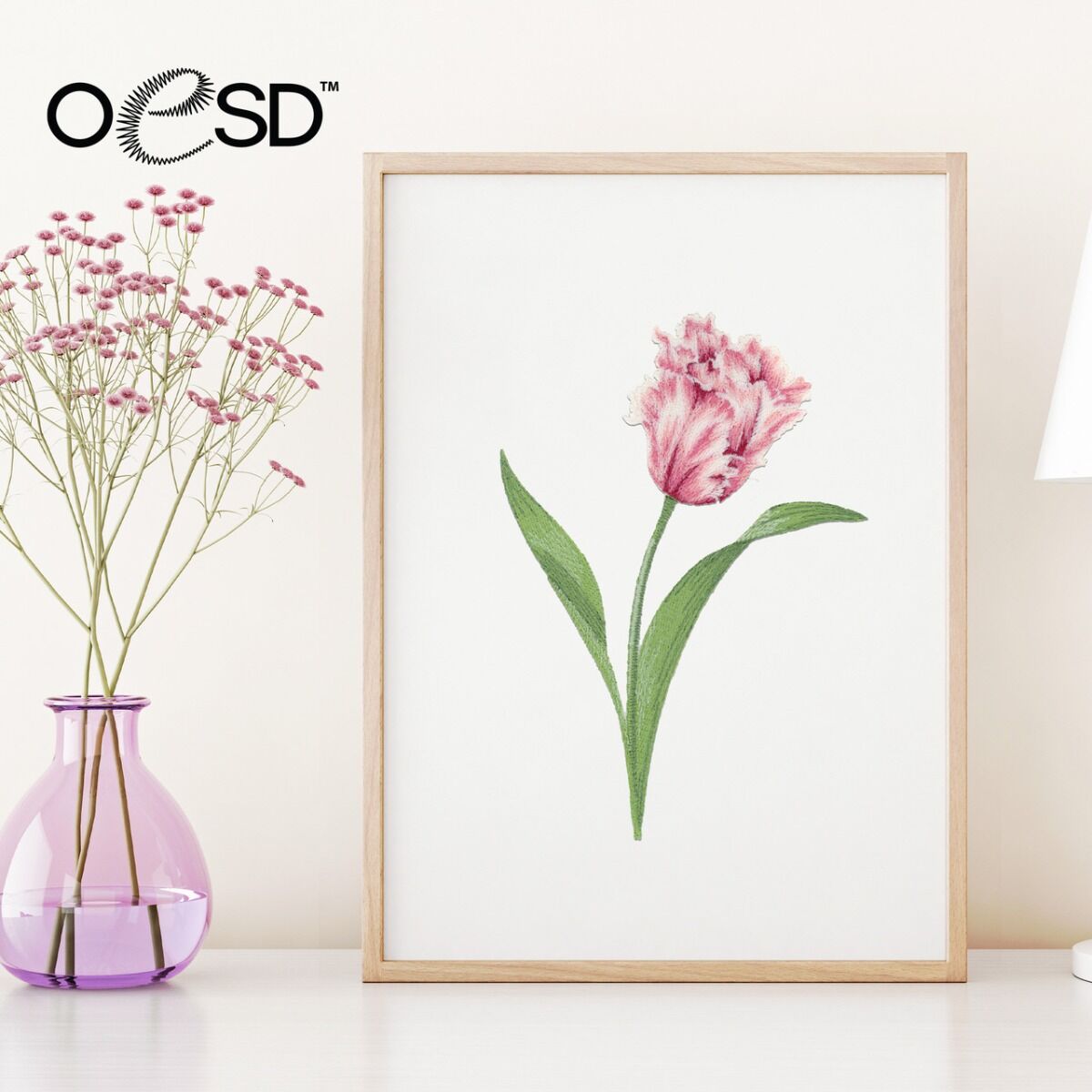 Disk OESD Evelyn's Etched Tulips | Quality Sewing