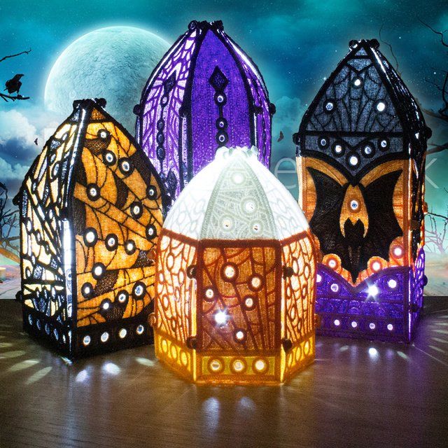 OESD Free Standing Halloween Little Lanterns