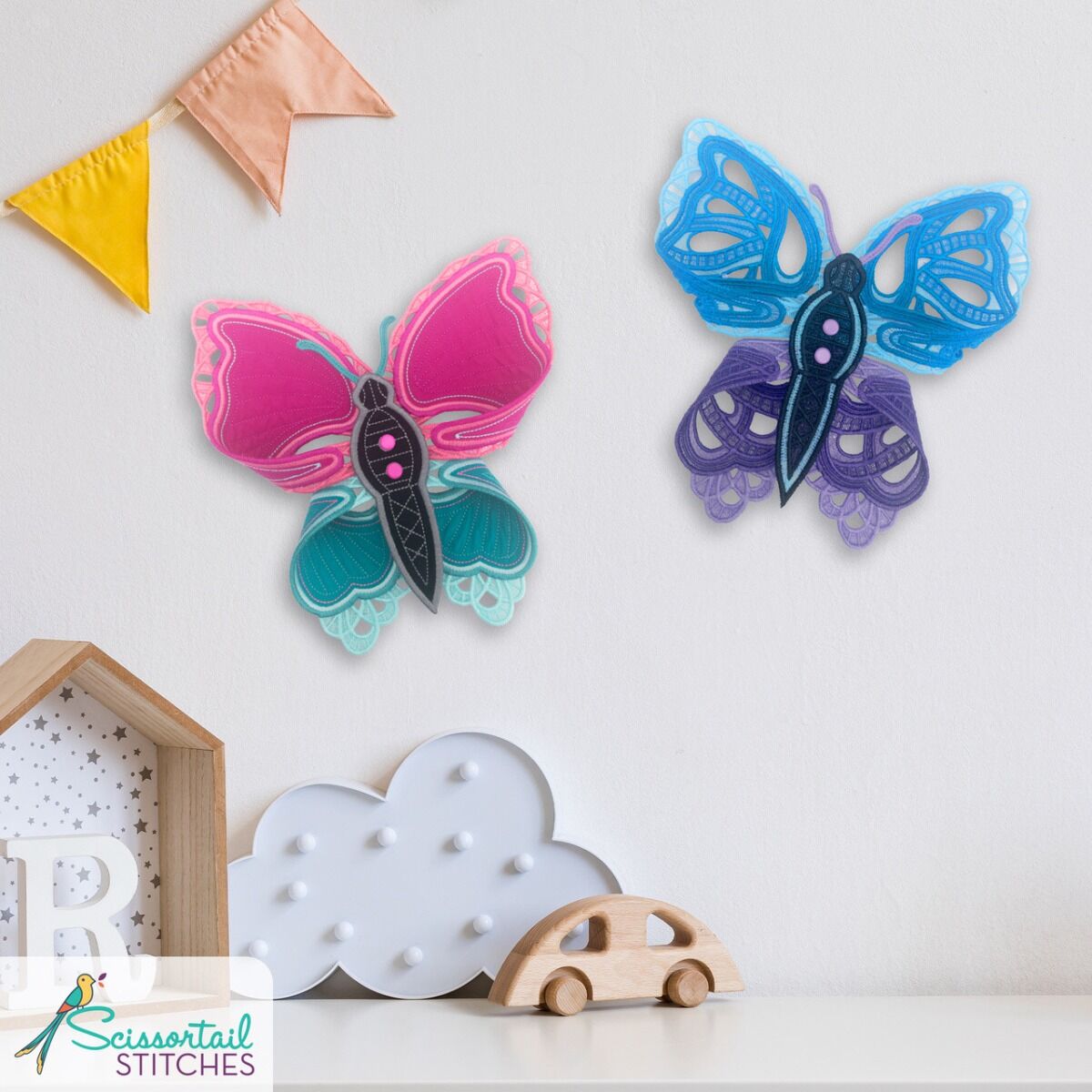 OESD Free Standing Lace Butterflies | Quality Sewing