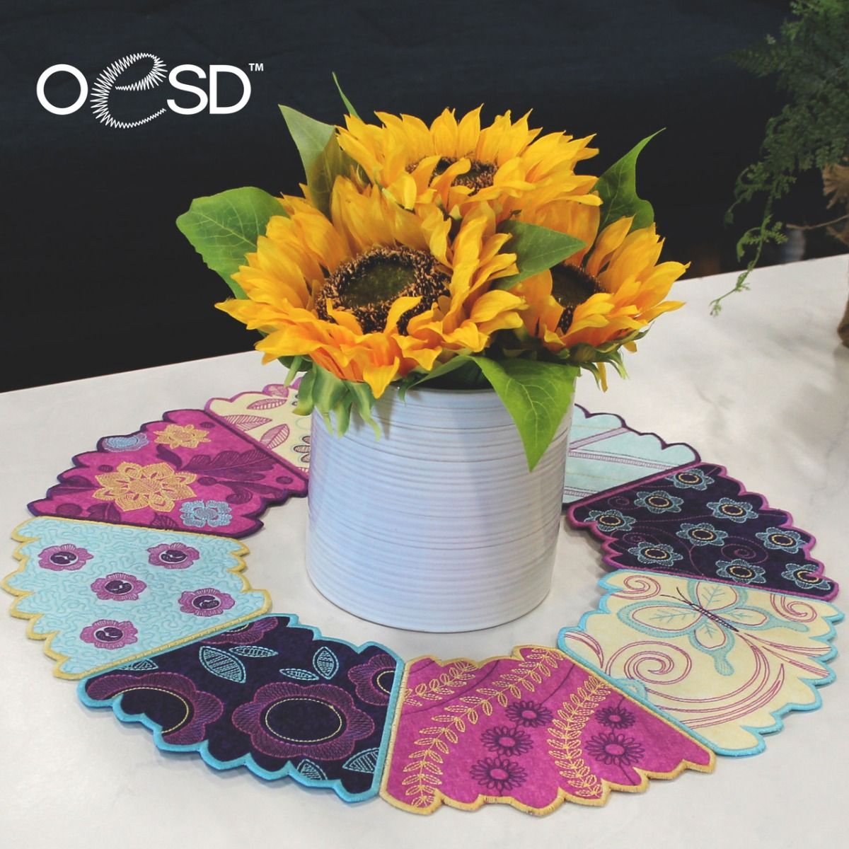 OESD Free Standing Lace Floral Wreaths | Quality Sewing