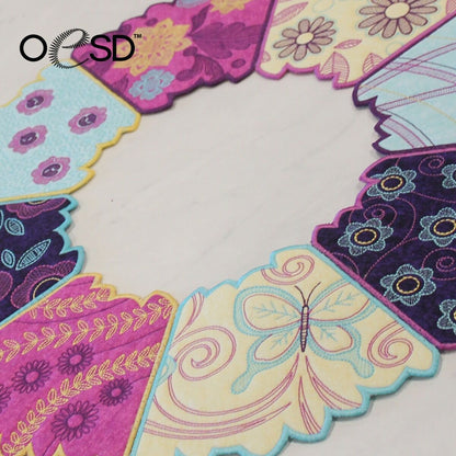 OESD Free Standing Lace Floral Wreaths | Quality Sewing