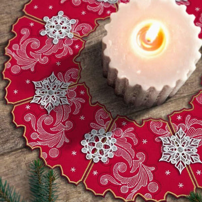 OESD Free Standing Lace Holiday Wreaths | Quality Sewing