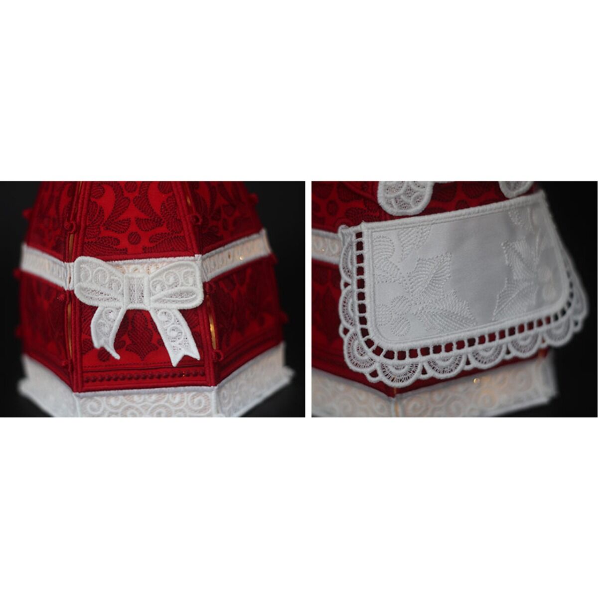 OESD Free Standing Lace Mrs Claus,OESD Free Standing Lace Mrs Claus