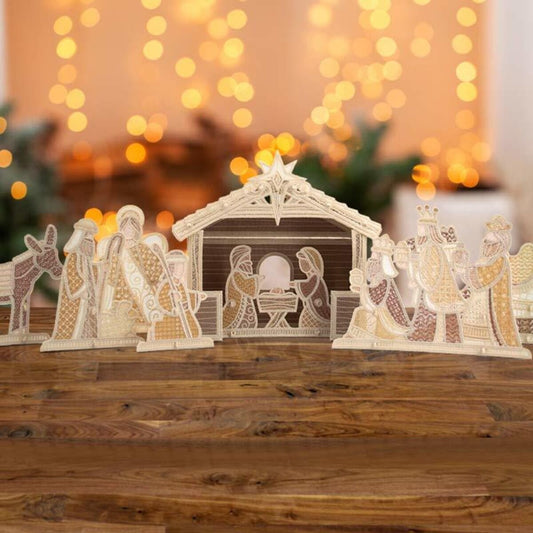 OESD Free Standing Lace Nativity Scene