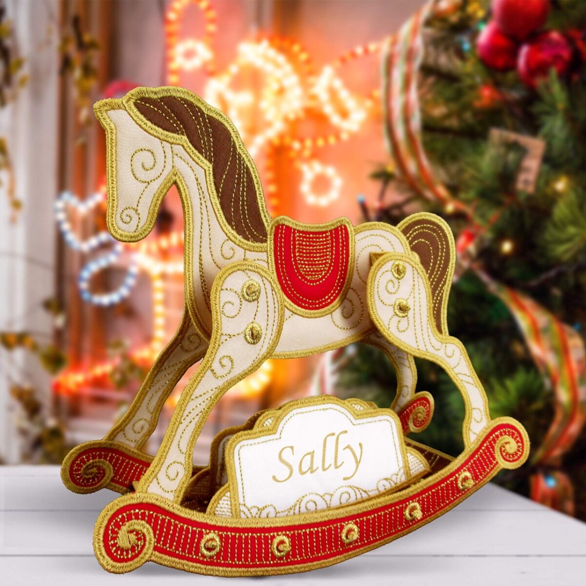 OESD Free Standing Lace Rocking Horse | Quality Sewing