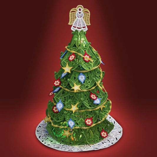 OESD Freestanding Christmas Tree w/Ornaments