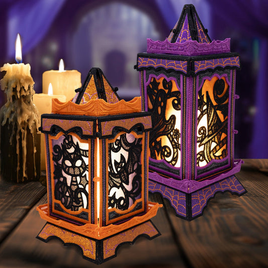 OESD Freestanding Halloween Lanterns Embroidery Collection