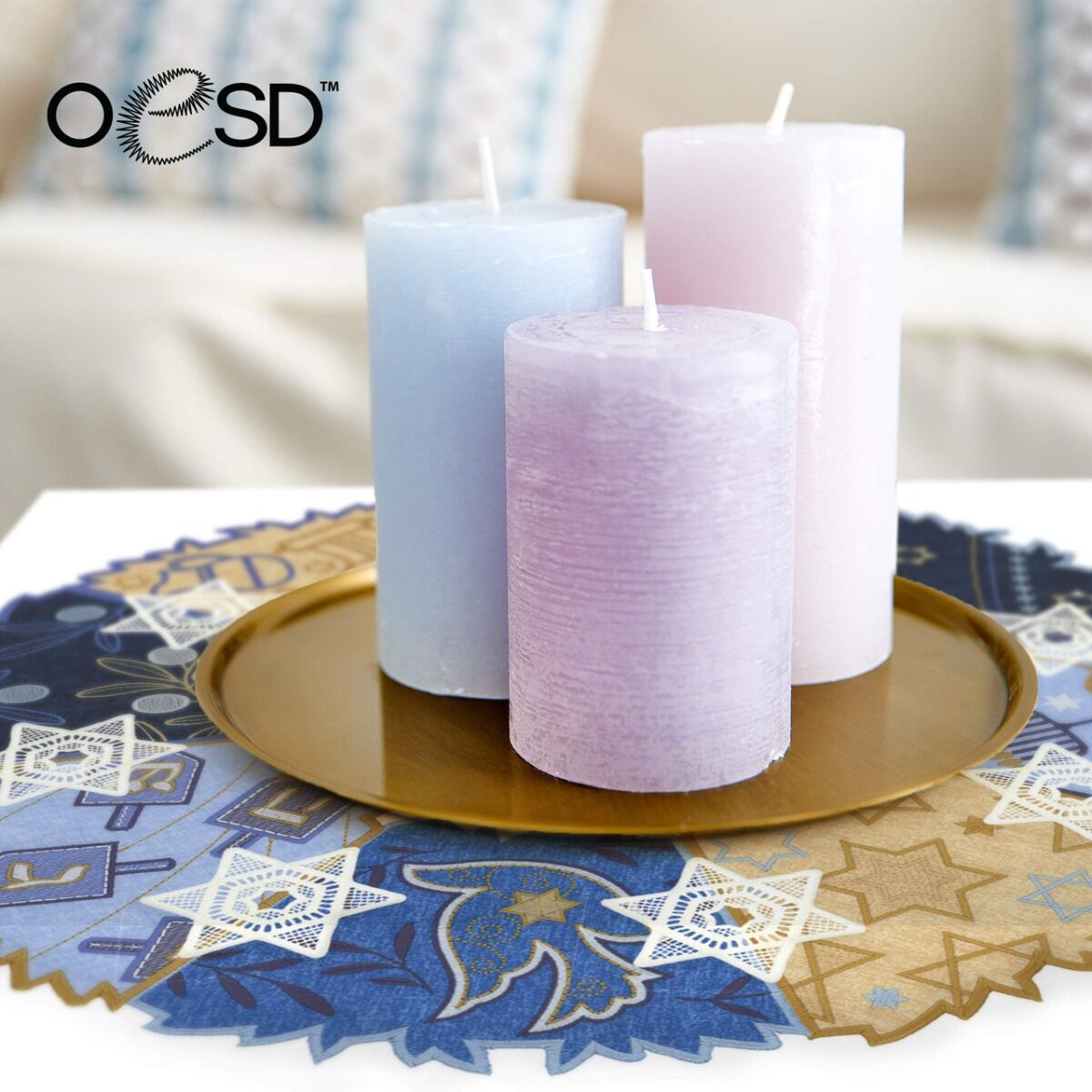 OESD Freestanding Hanukkah Wreaths Embroidery Collection | Quality Sewing