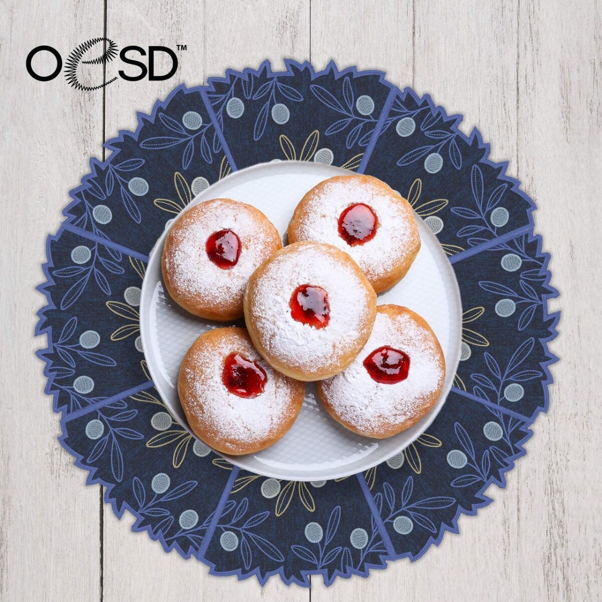 OESD Freestanding Hanukkah Wreaths Embroidery Collection