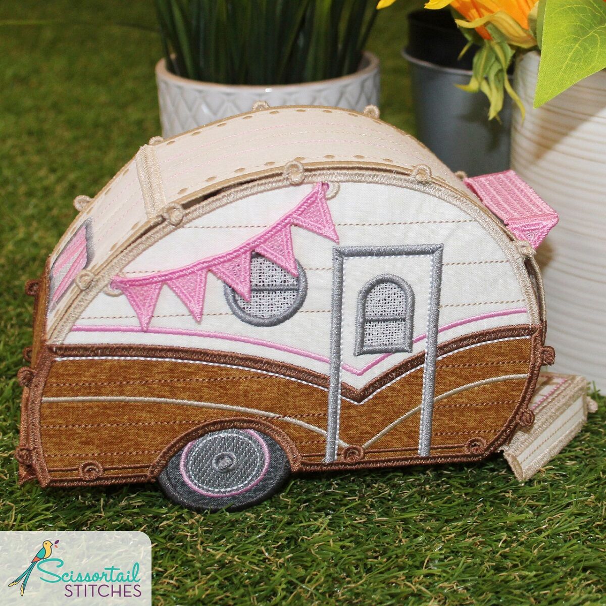 OESD Freestanding Happy Camper Embroidery Design Collection