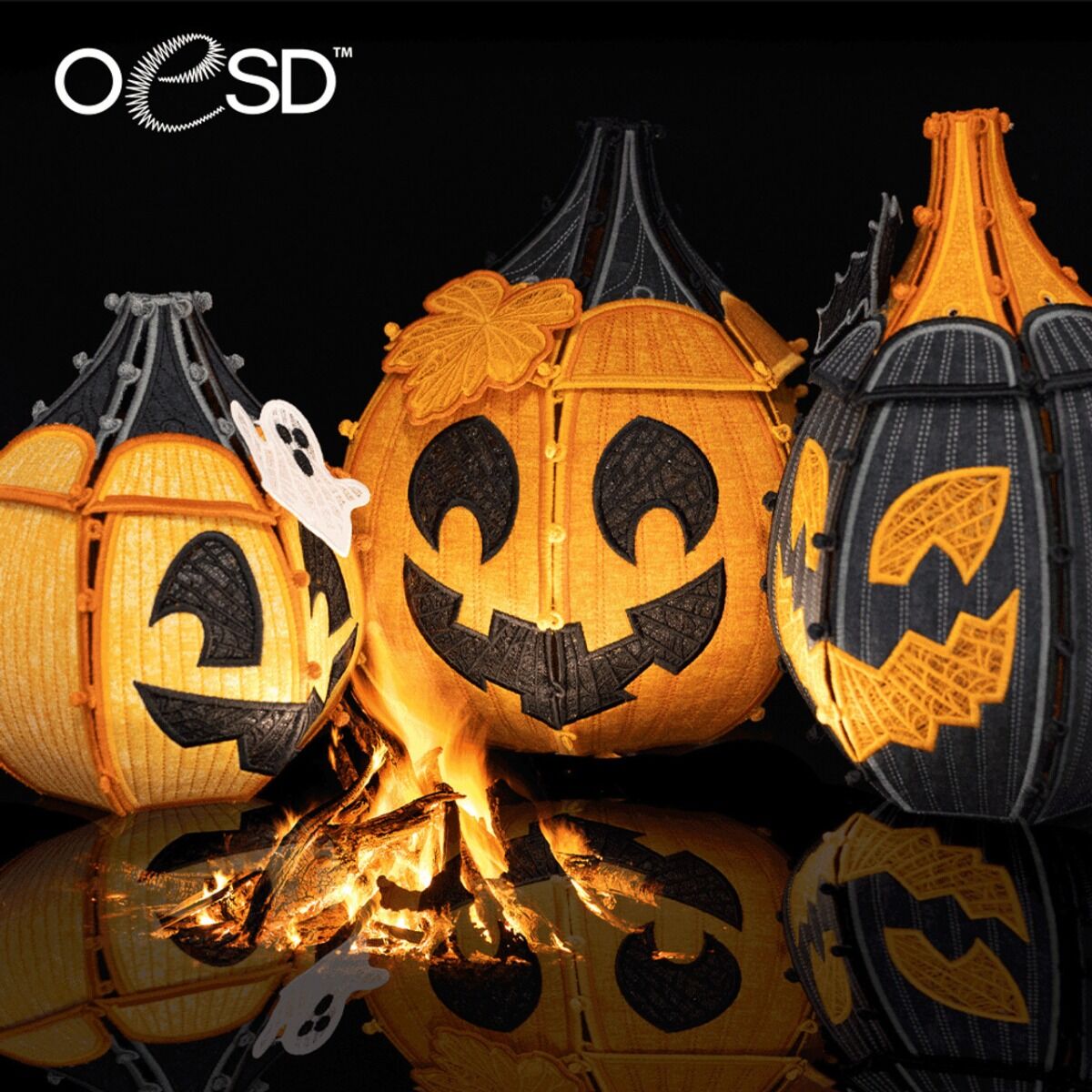 OESD Freestanding Jack-O-Lantern Pumpkin Patch Embroidery Designs | Quality Sewing