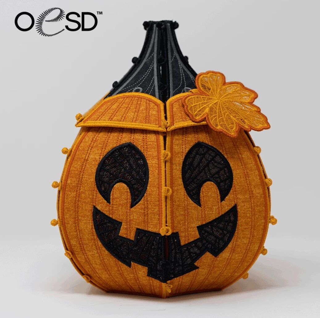 OESD Freestanding Jack-O-Lantern Pumpkin Patch Embroidery Designs