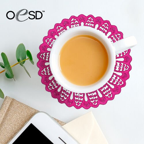 OESD Freestanding Lace Coasters | Quality Sewing