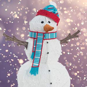 OESD Freestanding Lace Snowman 2 - Quality Sewing & Vacuum