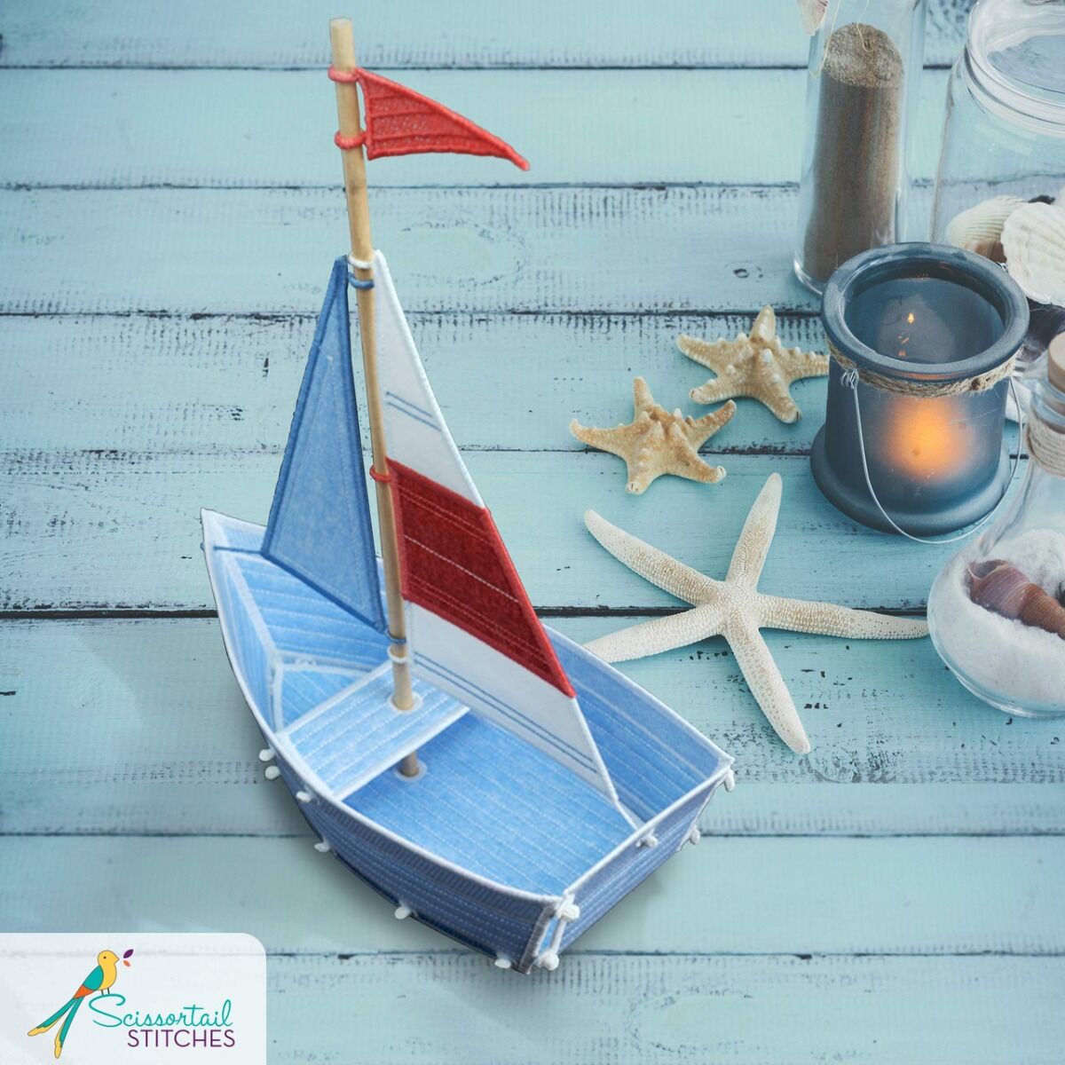 OESD Freestanding Sailboat USB Embroidery Collection