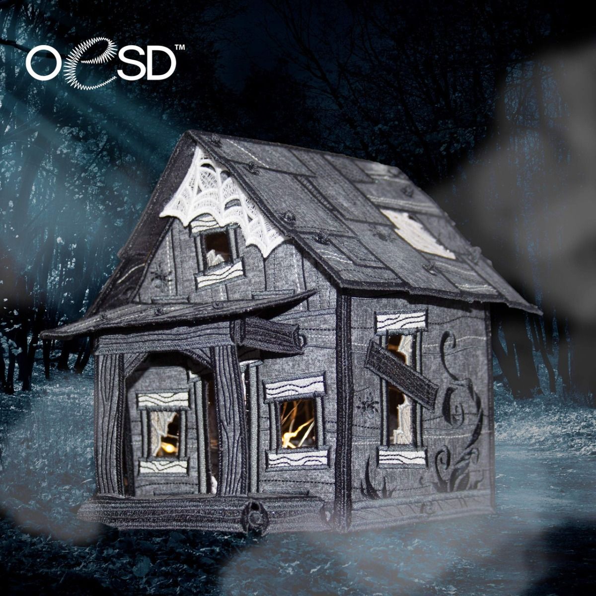 OESD Freestanding Spooky Shack Embroidery Design Collection