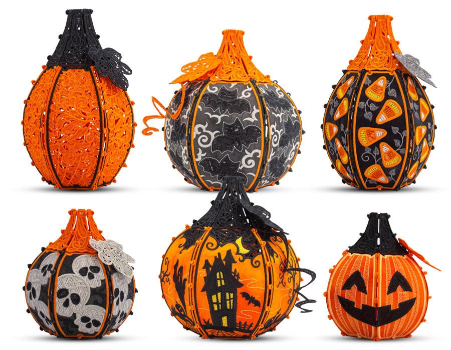 OESD Halloween Pumpkin Patch Freestanding Lace