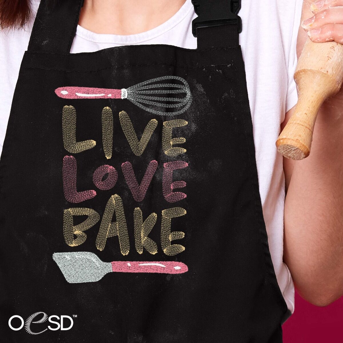 OESD Live Love Bake Embroidery Collection