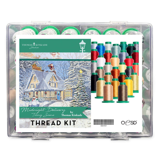 OESD Midnight Delivery Thread Kit - Thomas Kinkade