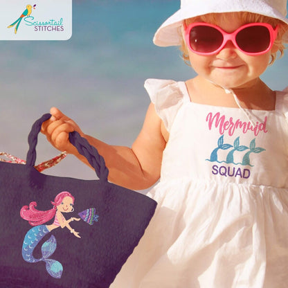 OESD Mystical Mermaids Embroidery Collection by Benartex | Quality Sewing