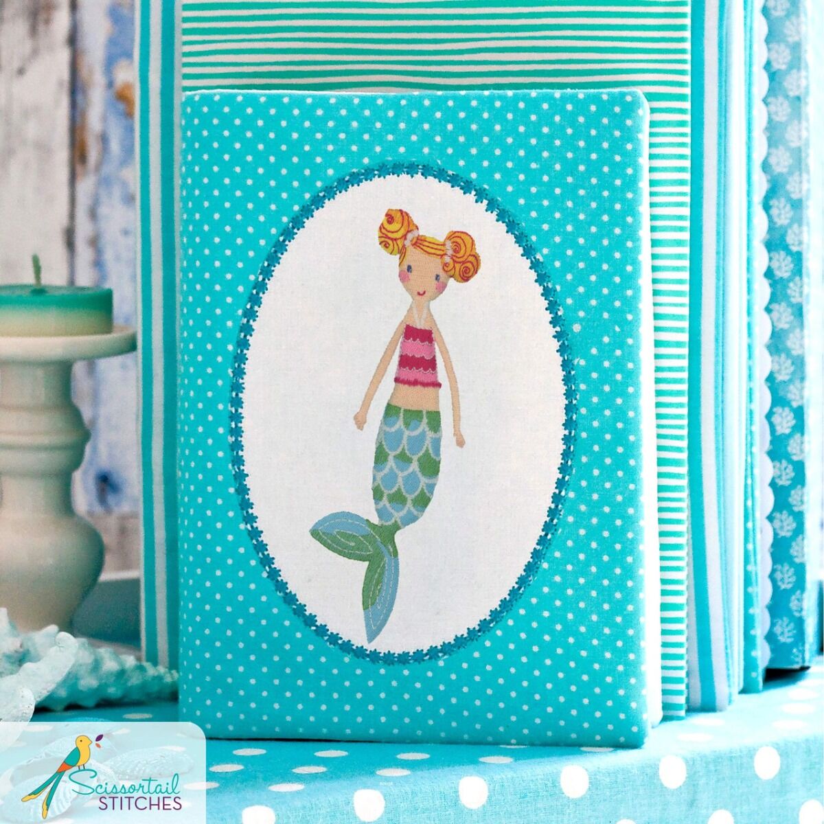 OESD Mystical Mermaids Embroidery Collection by Benartex | Quality Sewing