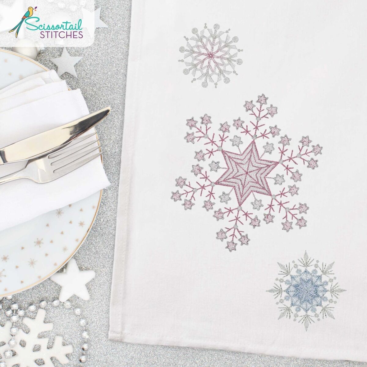 OESD Ombre Snowflakes Embroidery Collection | Quality Sewing