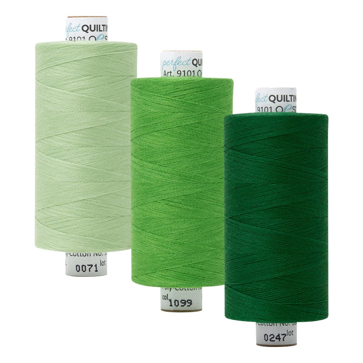 OESD Perfect Quilting Thread, 3 Pack - The Greens