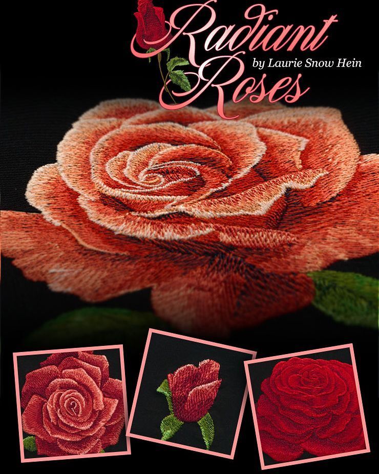 OESD Radiant Roses Embroidery Design