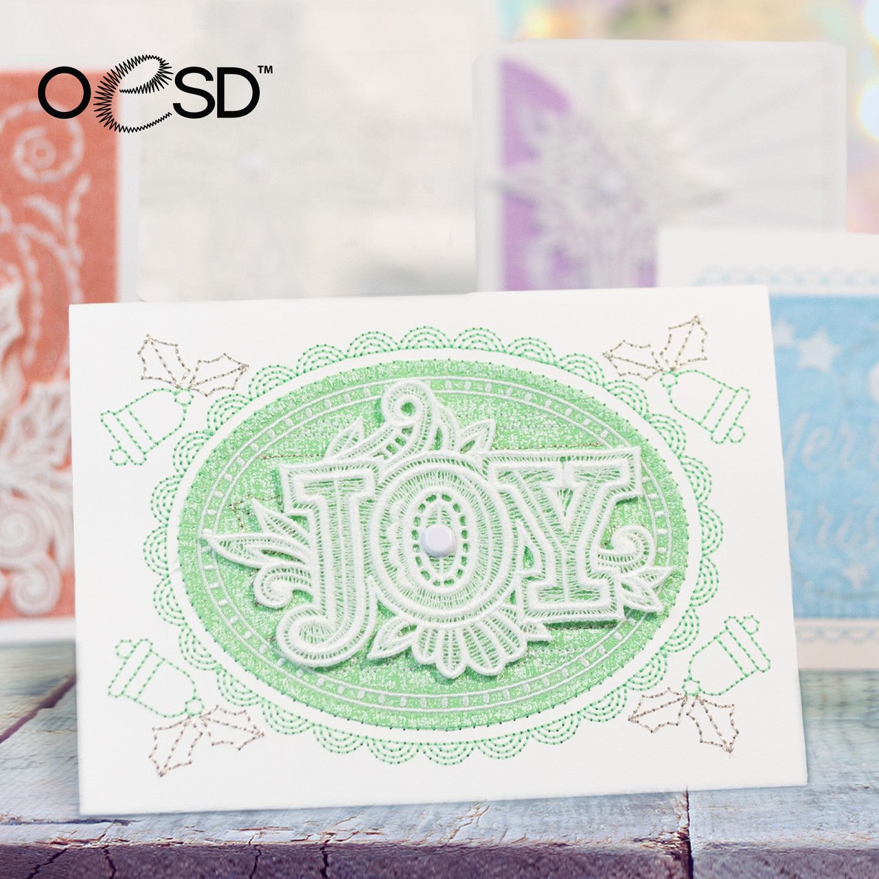 OESD Shimmering Holiday Cards Design Collection