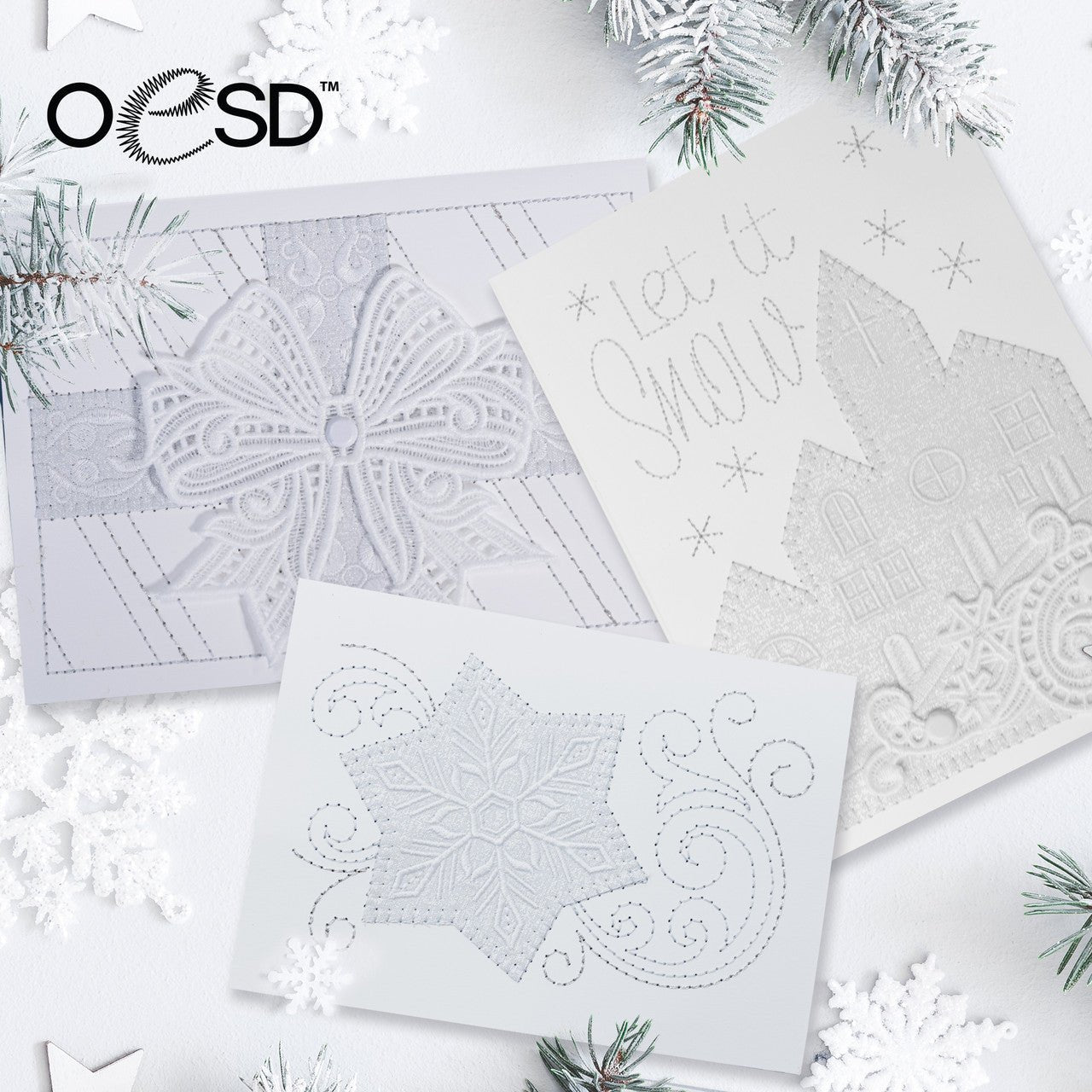 OESD Shimmering Holiday Cards Design Collection