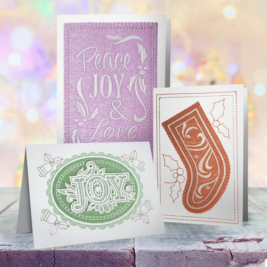 OESD Shimmering Holiday Cards Design Collection - Quality Sewing & Vacuum