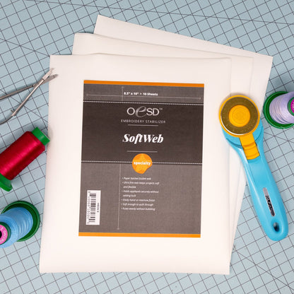 OESD SoftWeb 8.5" x 10" Sheets - Quality Sewing & Vacuum