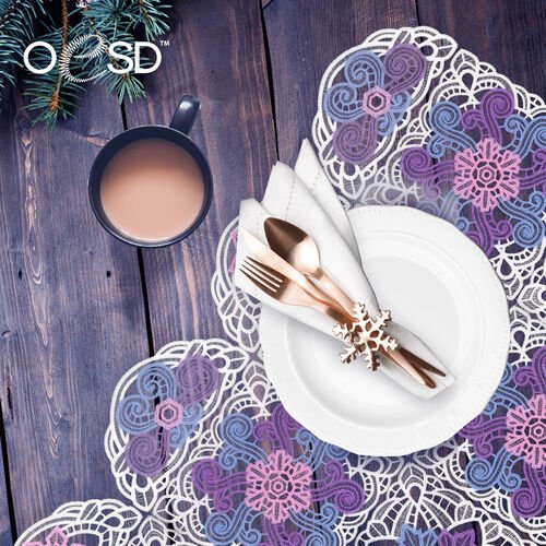 OESD Winter Buildable Doilies & Napkin Corners