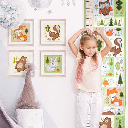 OESD Woodland Friends Growth Chart | Quality Sewing