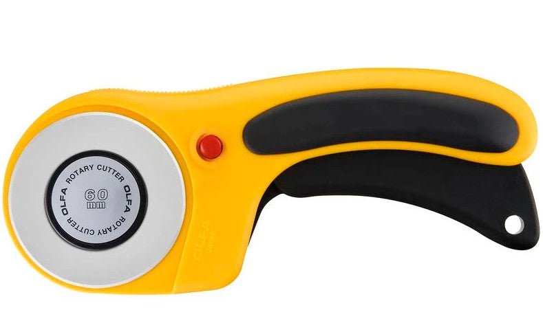 Olfa Deluxe Ergonomic Rotary Cutter 60mm - Quality Sewing & Vacuum