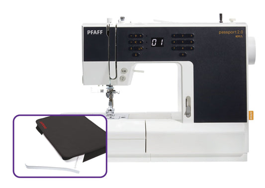 Pfaff Passport 2.0 Compact Sewing Machine with Free Extension Table (821035096) - Quality Sewing & Vacuum