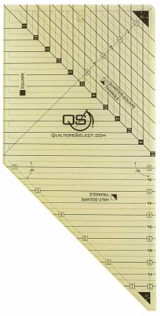 Quilters Select 3-in-1 Triangle & Square Combo Ruler - Quality Sewing & Vacuum