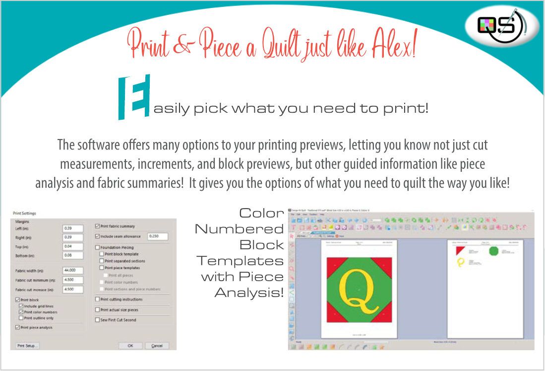 Quilters Select Design N Quilt Software