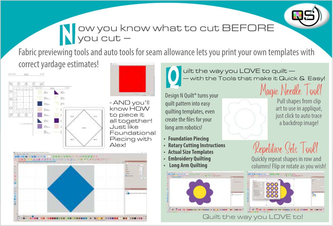 Quilters Select Design N Quilt Software