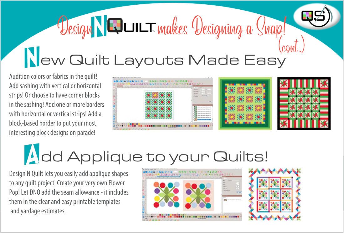 Quilters Select Design N Quilt Software