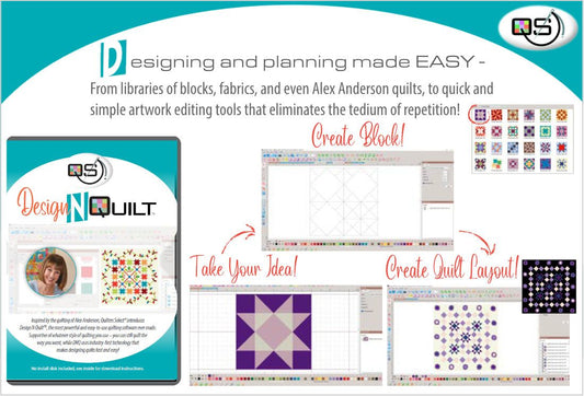 Quilters Select Design N Quilt Software