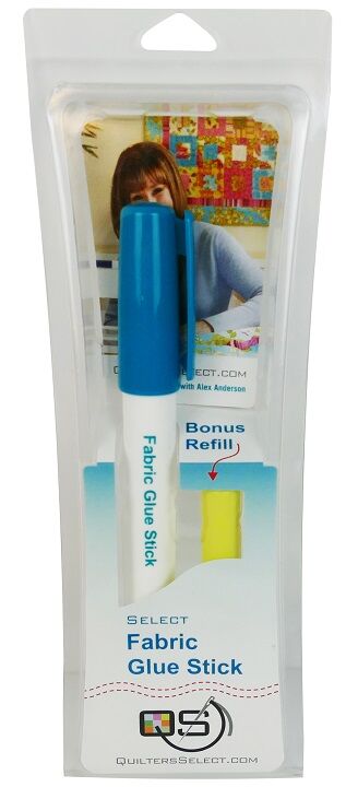 Quilter's Select Fabric Glue Stick with Refill QS-GSY