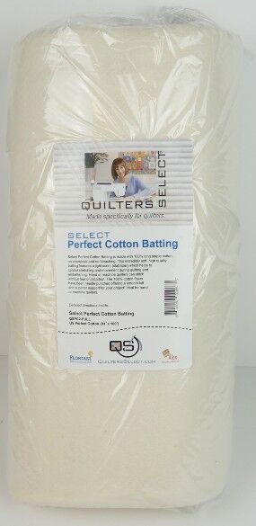 Quilters Select Perfect Cotton Batting QSPC2-TWIN - Quality Sewing & Vacuum