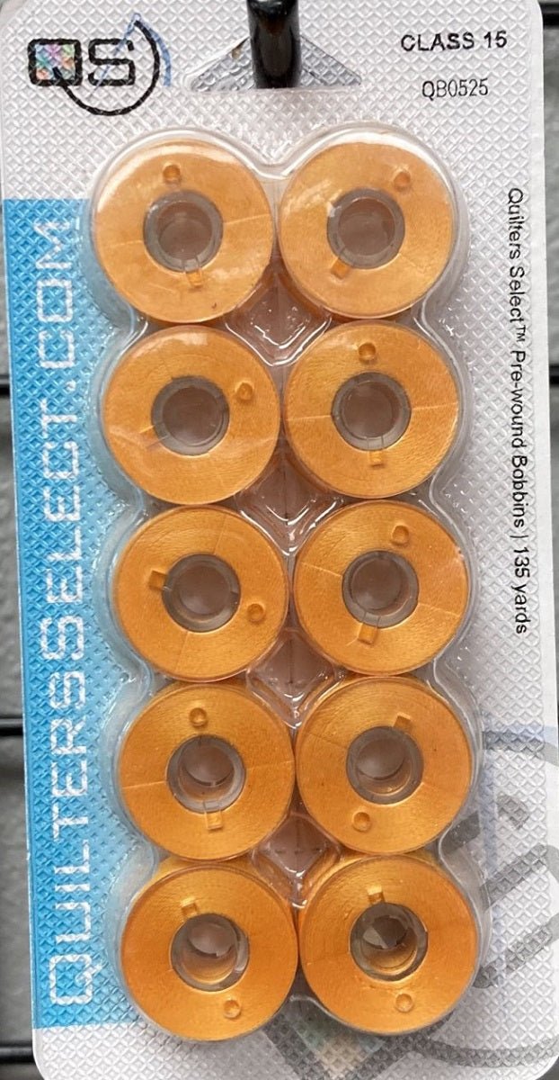 Quilters Select Prewound Bobbins- Class 15