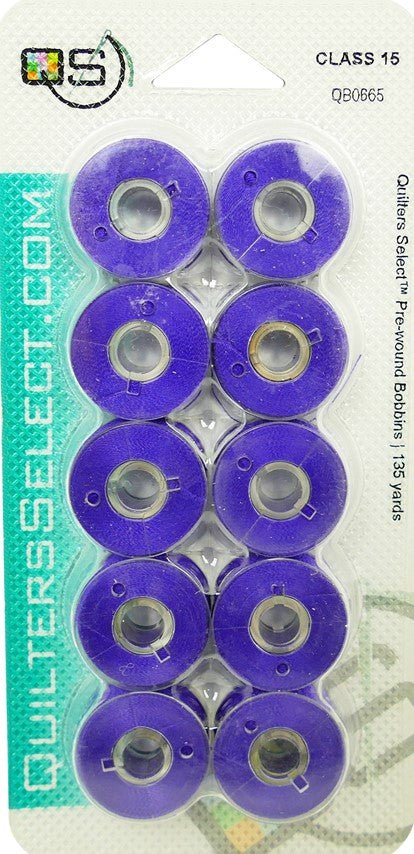 Quilters Select Prewound Bobbins- Class 15 - Quality Sewing & Vacuum