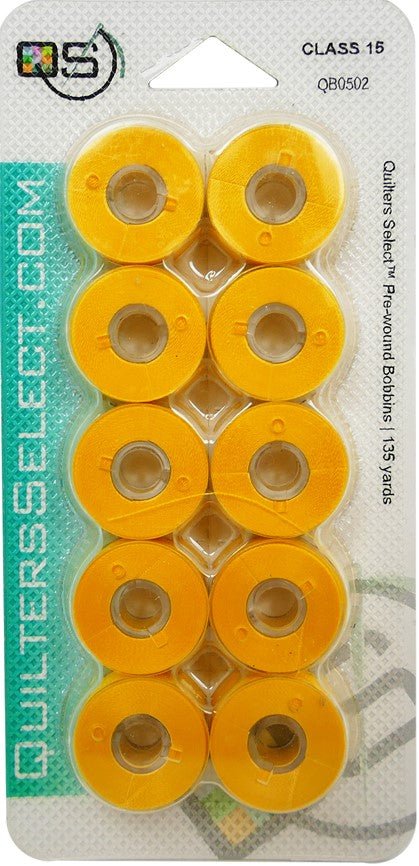 Quilters Select Prewound Bobbins- Class 15 - Quality Sewing & Vacuum