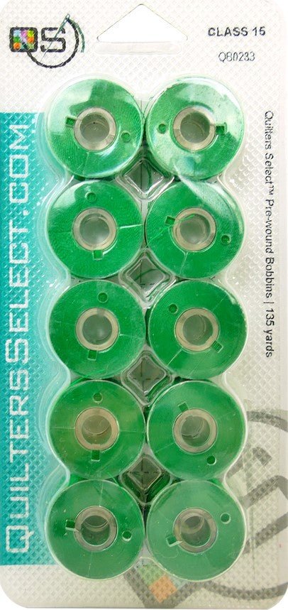 Quilters Select Prewound Bobbins- Class 15 - Quality Sewing & Vacuum