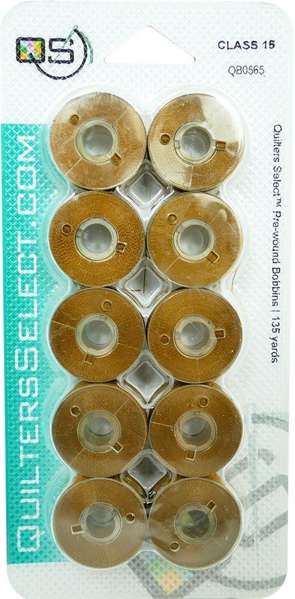 Quilters Select Prewound Bobbins- Class 15