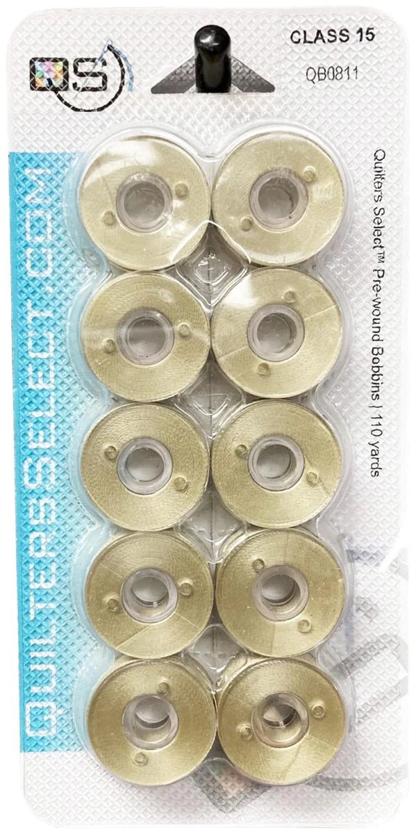 Quilters Select Prewound Bobbins- Class 15